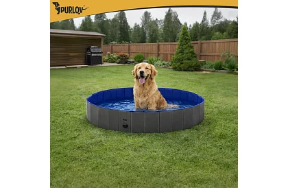 Basen składany dla psa 600 l - 160 x 30 cm