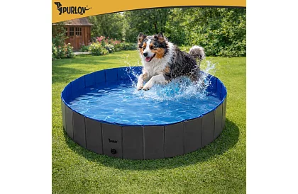 Basen składany dla psa 600 l - 160 x 30 cm