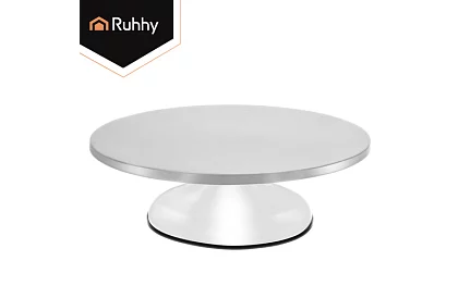 Obrotna metalowa podstawka - talerz na ciasta 30 cm