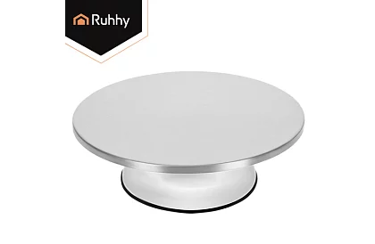 Obrotna metalowa podstawka - talerz na ciasta 30 cm