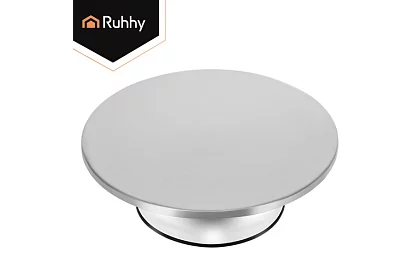 Obrotna metalowa podstawka - talerz na ciasta 30 cm