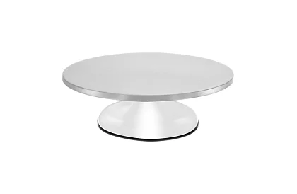 Obrotna metalowa podstawka - talerz na ciasta 30 cm