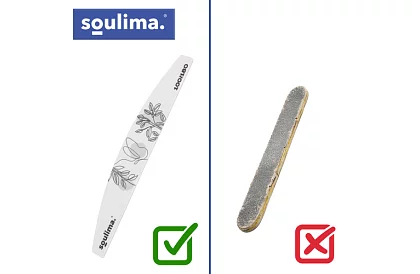 Twardy pilnik do paznokci 100/180 - Zestaw 100 sztuk