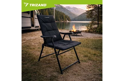 Składane krzesło kempingowe z podłokietnikami -  2 sztuki
