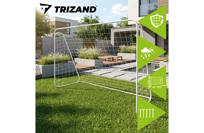 Metalowa bramka do piłki nożnej 213x150x90 cm