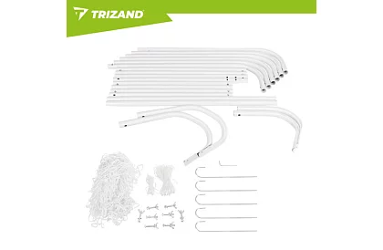 Metalowa bramka do piłki nożnej 213x150x90 cm