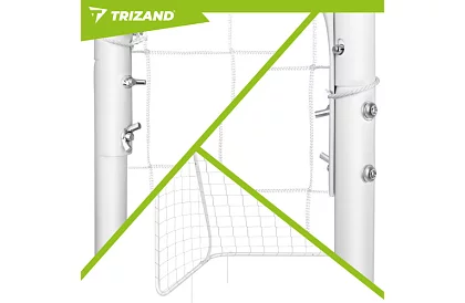 Metalowa bramka do piłki nożnej 213x150x90 cm