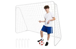 Metalowa bramka do piłki nożnej 213x150x90 cm