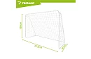 Metalowa bramka do piłki nożnej 213x150x90 cm