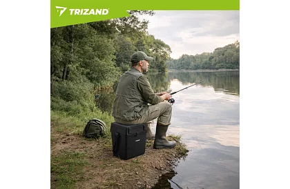 Skrzynka wędkarska 2 w 1 – 38 × 34 × 21 cm organizer i krzesło