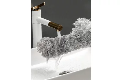 Mop teleskopowy cienki – ściereczka - 2 końcówki