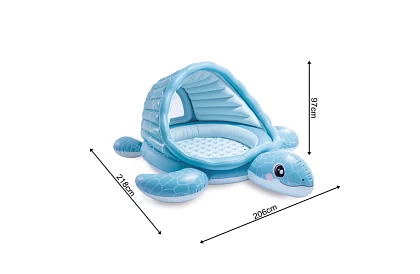 Basen dmuchany z daszkiem 218 × 206 × 97 cm Turtle Cove Playland, I48677NP