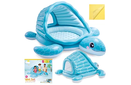 Basen dmuchany z daszkiem 218 × 206 × 97 cm Turtle Cove Playland, I48677NP