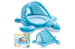 Basen dmuchany z daszkiem 218 × 206 × 97 cm Turtle Cove Playland, I48677NP