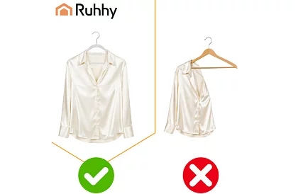 Antypoślizgowe szare wieszaki na odzież 20 szt.