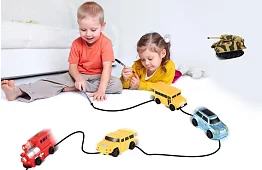 Pojazd indukcyjny z magicznym mazakiem - narysuj tor samochodowy według siebie