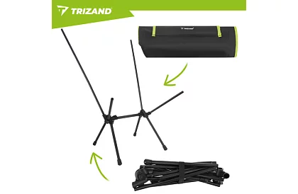 Wędkarskie składane lekkie krzesło 41 × 52 × 86 cm