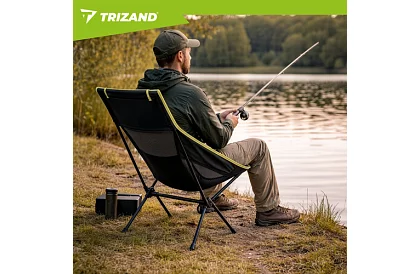 Wędkarskie składane lekkie krzesło 41 × 52 × 86 cm