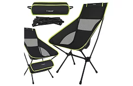 Wędkarskie składane lekkie krzesło 41 × 52 × 86 cm