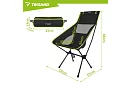 Wędkarskie składane lekkie krzesło 41 × 52 × 86 cm