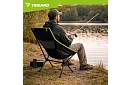Wędkarskie składane lekkie krzesło 41 × 52 × 86 cm