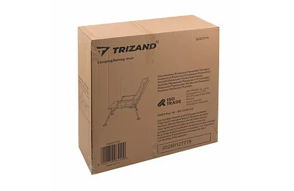 Składane regulowane krzesło wędkarskie z podłokietnikami