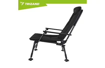 Składane regulowane krzesło wędkarskie z podłokietnikami