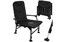 Składane regulowane krzesło wędkarskie z podłokietnikami