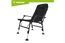 Składane regulowane krzesło wędkarskie z podłokietnikami