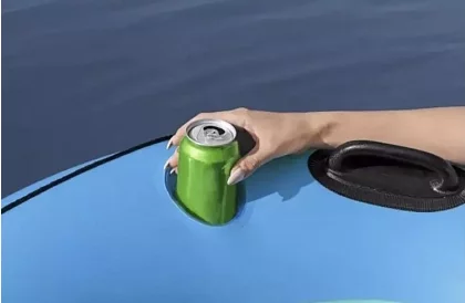 Koło dmuchane z oparciem i uchwytem na napój – B43108