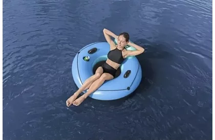 Koło dmuchane z oparciem i uchwytem na napój – B43108