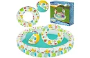Basenik dmuchany 3w1 + kolo i piłka – B51124