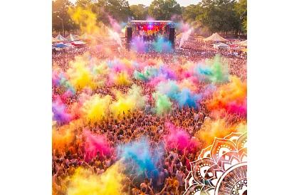 Zestaw kolorowych proszków Holi Powder 6×100 g