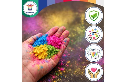 Zestaw kolorowych proszków Holi Powder 6×100 g