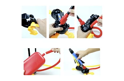 Pneumatyczny podwójny wyrzutnik rakiet z pompą – Double Rocket