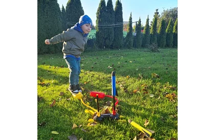 Pneumatyczny podwójny wyrzutnik rakiet z pompą – Double Rocket