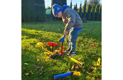 Pneumatyczny podwójny wyrzutnik rakiet z pompą – Double Rocket