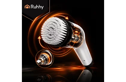 Elektryczna szczotka obrotowa - Spin Scrubber + 9 końcówek