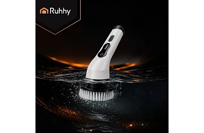 Elektryczna szczotka obrotowa - Spin Scrubber + 9 końcówek