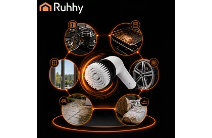 Elektryczna szczotka obrotowa - Spin Scrubber + 9 końcówek