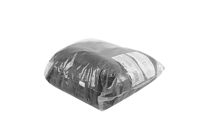 Poduszka pikowana na krzesła ogrodowe 180 × 56 × 9 cm – czarna