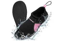 Buty do wody – antypoślizgowe 5 mm, szybko schnące – czarno-różowe, rozmiar 39