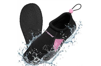 Buty do wody – antypoślizgowe 5 mm, szybkoschnące – czarno-różowe, rozmiar 37