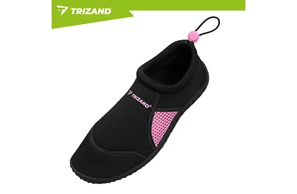 Buty do wody – antypoślizgowe 5 mm, szybkoschnące – czarno-różowe, rozmiar 37
