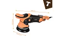 Polerka orbitalna do samochodu 125 mm – 1000 W + akcesoria