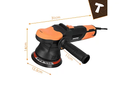 Orbitowa polerka do samochodu 125/150 mm – 900 W + akcesoria