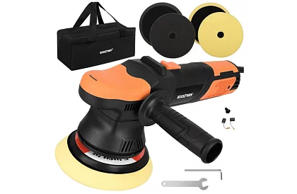 Orbitowa polerka do samochodu 125/150 mm – 900 W + akcesoria