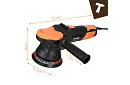 Orbitowa polerka do samochodu 125/150 mm – 900 W + akcesoria