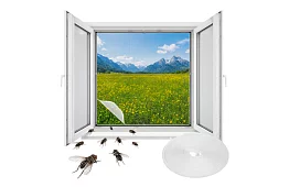 Moskitiera, siatka na okno 160 × 130 cm – biała