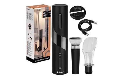 Elektryczny otwieracz do wina z akcesoriami